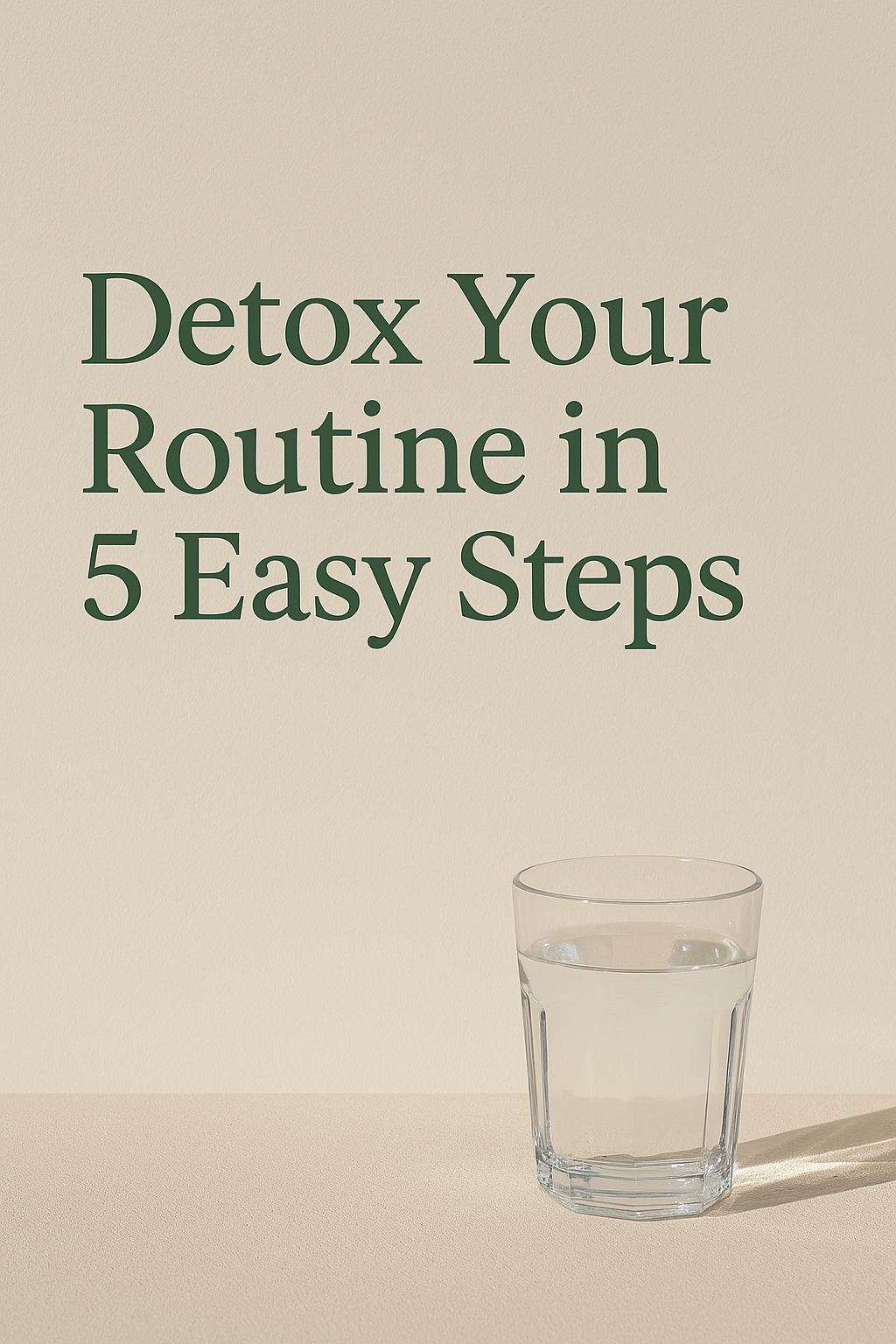 Spring Reset: Detox Your Routine in 5 Easy Steps
